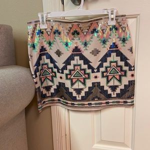 Sequin skirt